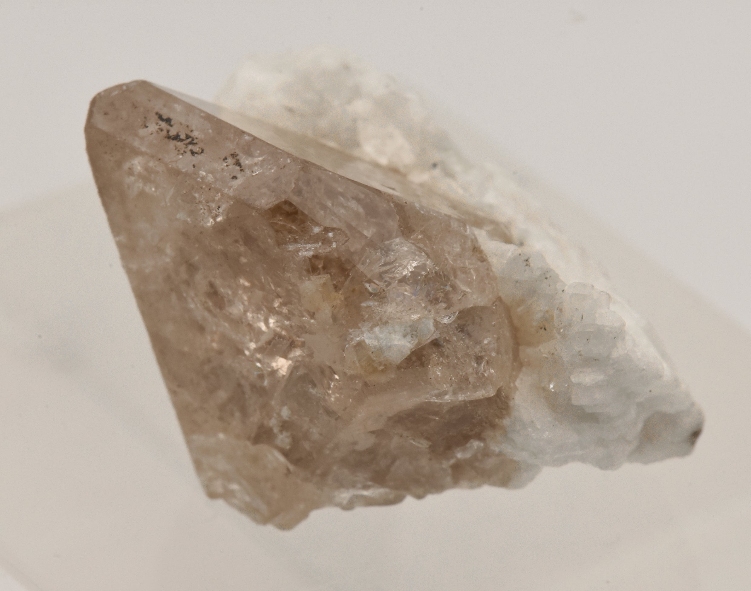 Beautiful "Champagne" Topaz Terminated Crystal on Matrix - Pakistan