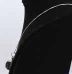 Vintage Sugar Loaf Blue Topaz Pendant Necklace - 20.5"