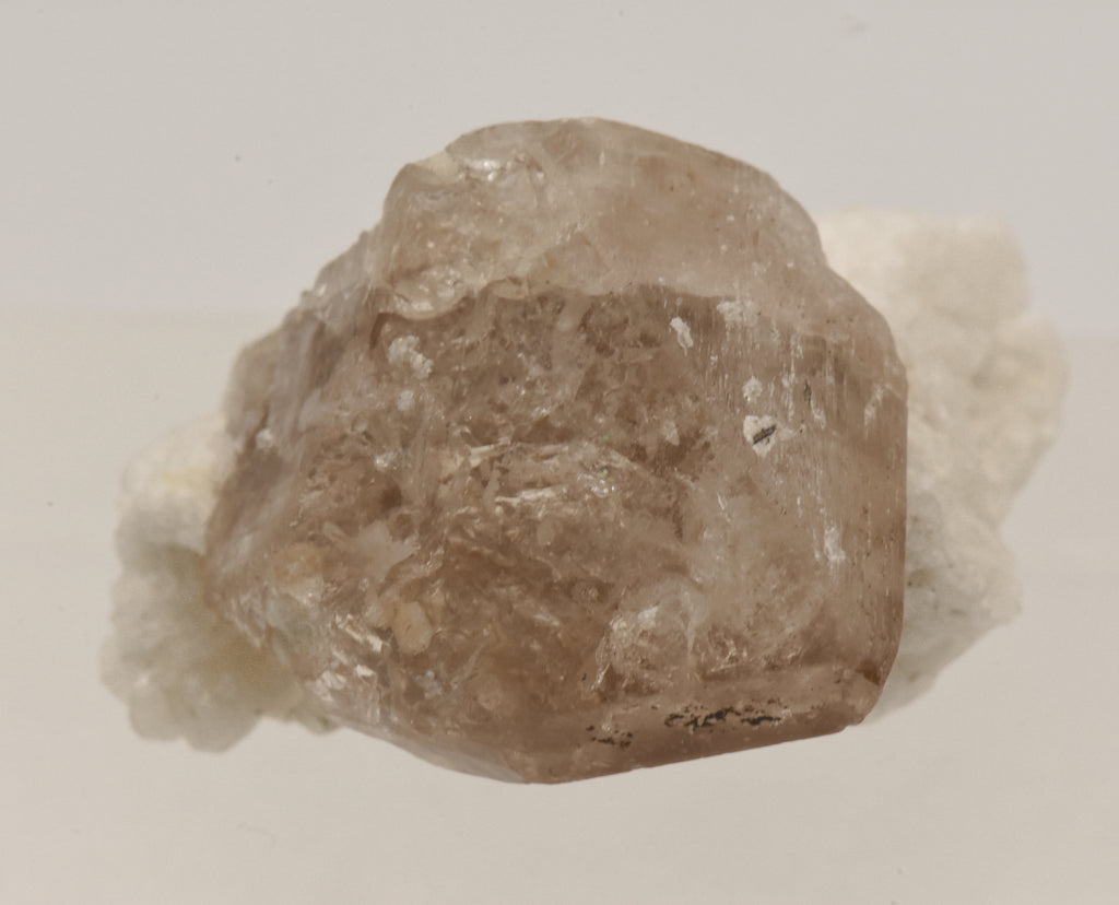 Beautiful "Champagne" Topaz Terminated Crystal on Matrix - Pakistan