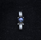 Vintage Handmade Sterling Silver Tahitian Pearl Pendant