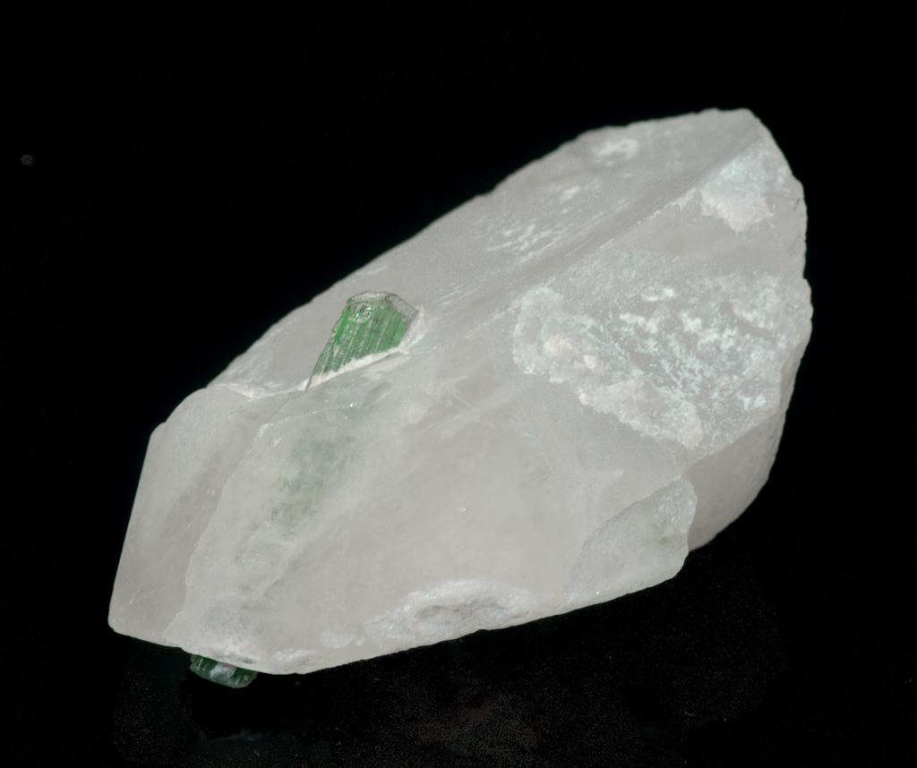 Quartz with Tourmaline Crystal Specimen - 21g