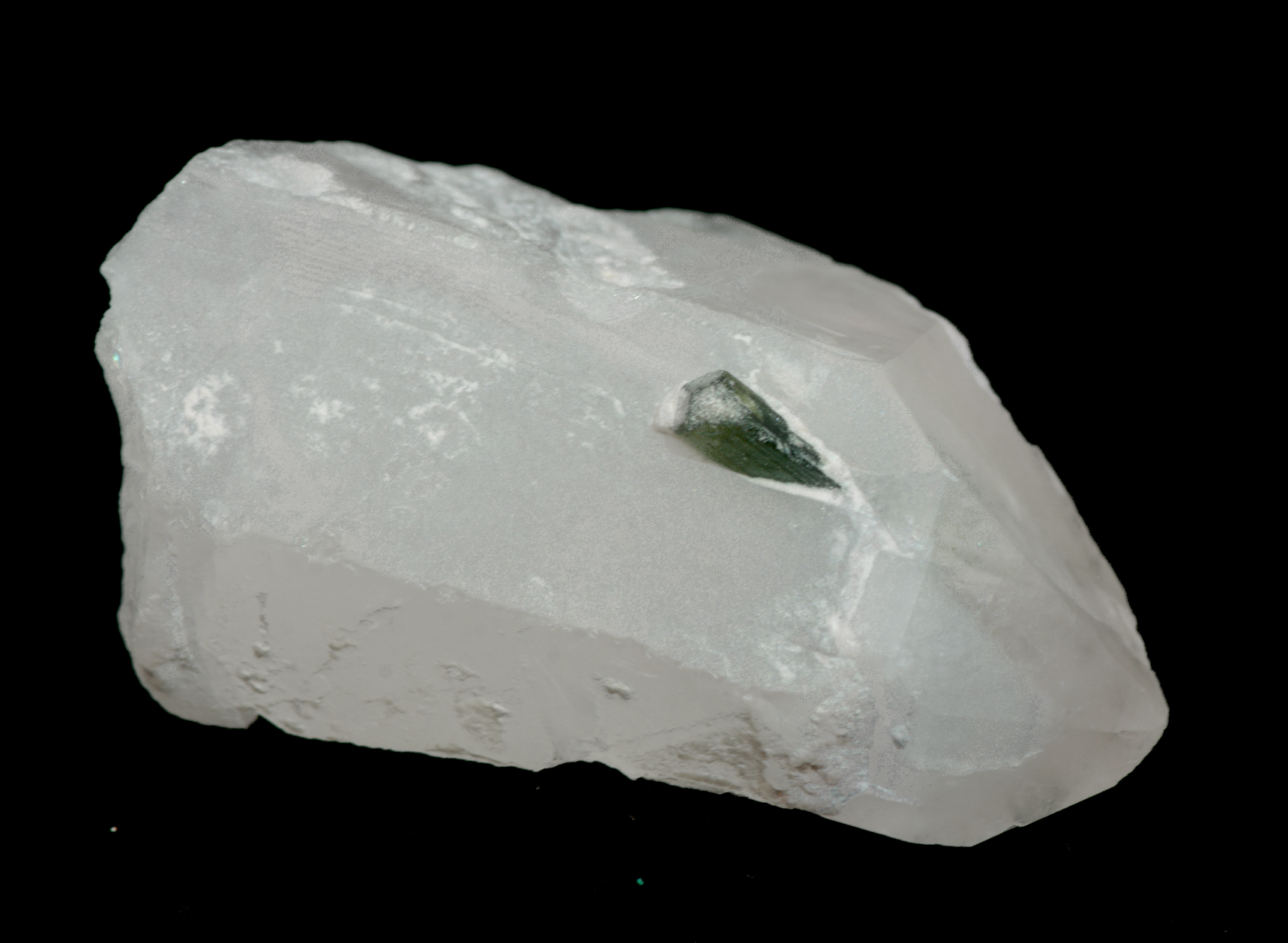 Quartz with Tourmaline Crystal Specimen - 21g