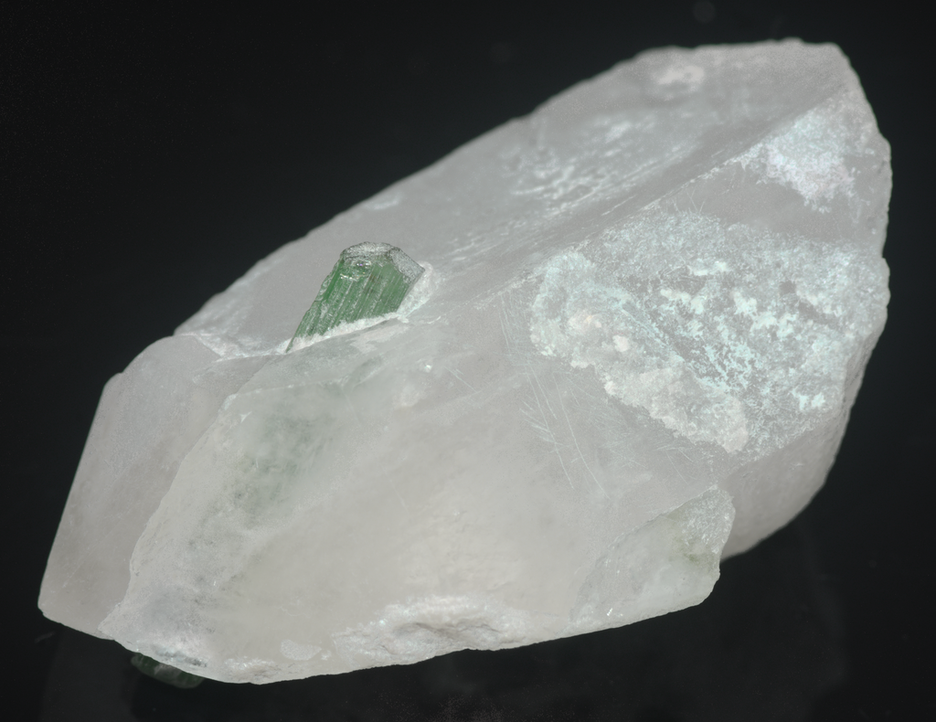 Quartz with Tourmaline Crystal Specimen - 21g