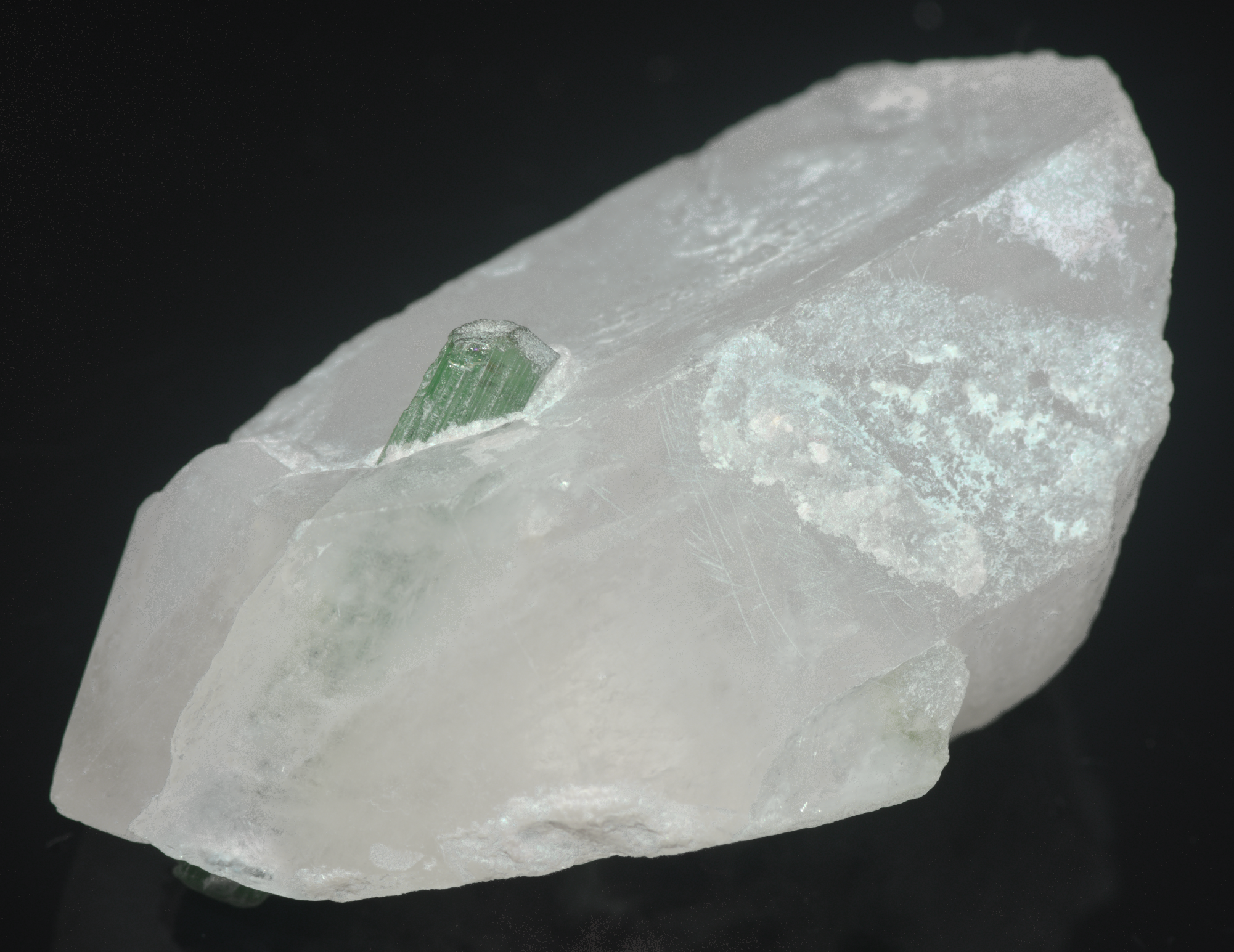 Quartz with Tourmaline Crystal Specimen - 21g