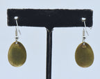 Vintage Silver and Enamel Dangle Earrings