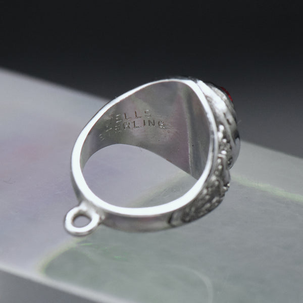 Wells - Vintage Sterling Silver Class Ring Charm