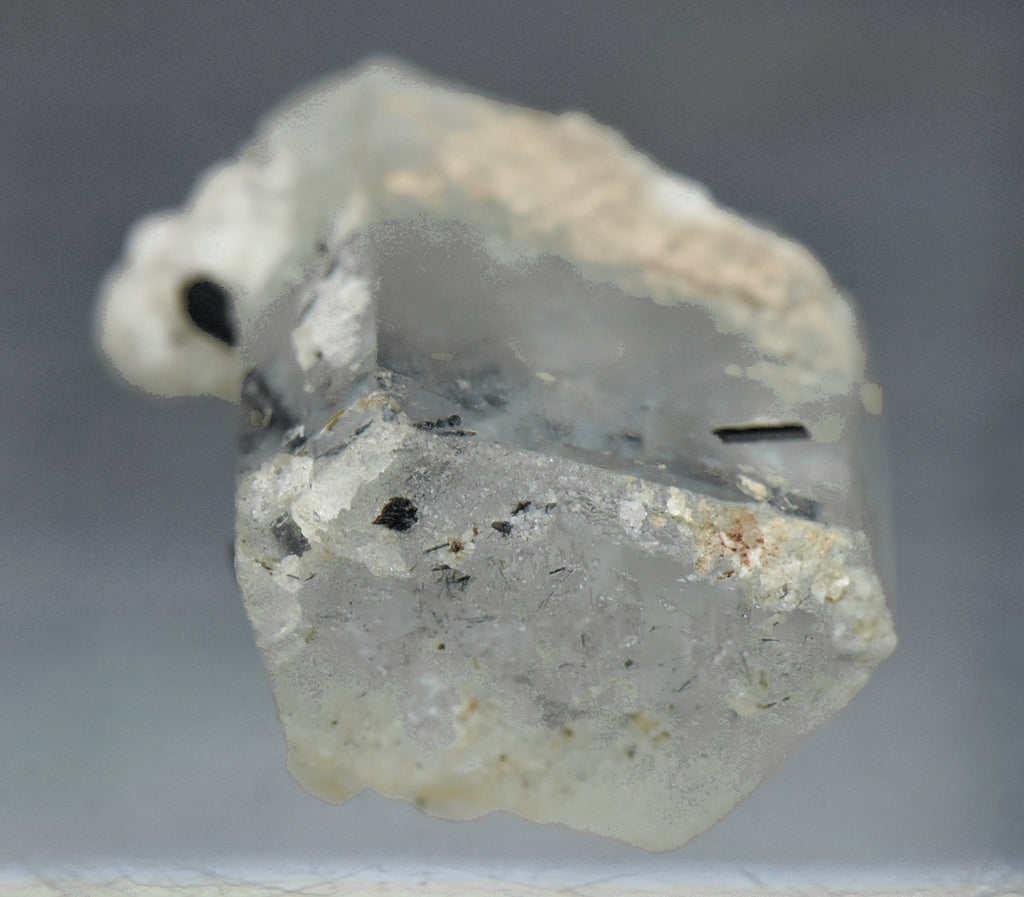 Tourmalinated Aquamarine Crystal - Pakistan