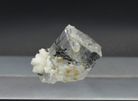 Tourmalinated Aquamarine Crystal - Pakistan