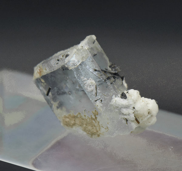 Tourmalinated Aquamarine Crystal - Pakistan