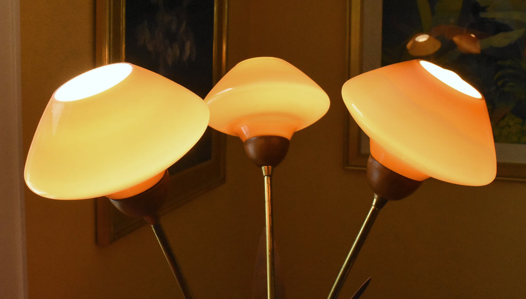 Vintage MCM Tulip Table Lamp