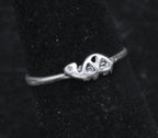 Vintage Handmade Turtle Sterling Silver Ring - Size 5.25