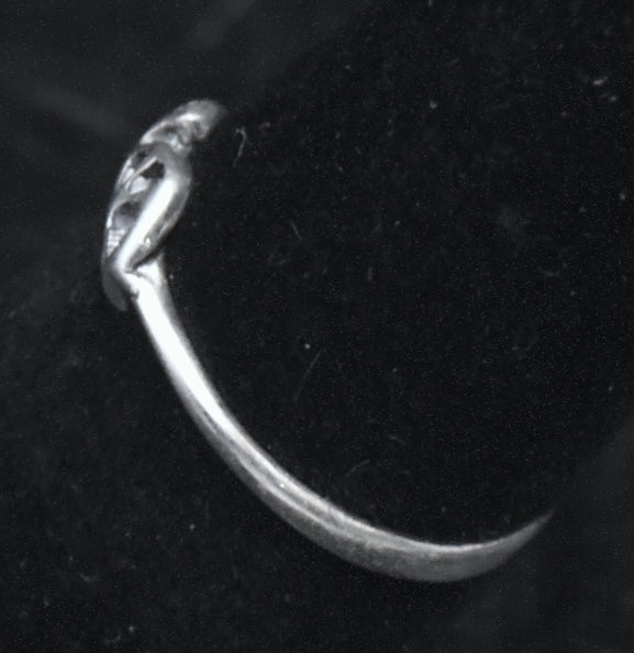 Vintage Handmade Turtle Sterling Silver Ring - Size 5.25