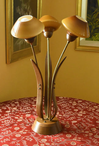 Vintage MCM Tulip Table Lamp