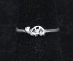 Vintage Handmade Turtle Sterling Silver Ring - Size 5.25