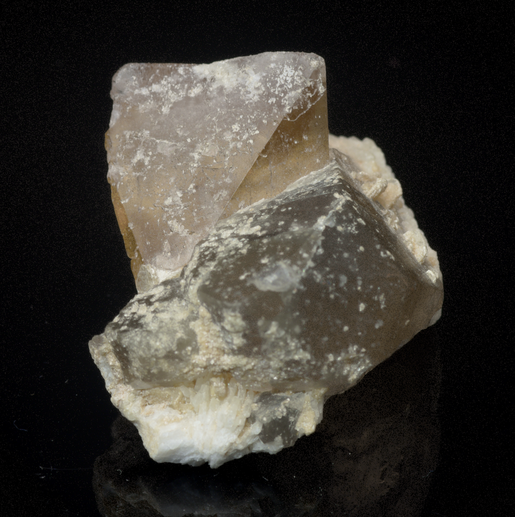 Topaz and Smoky Quartz Crystals Mineral Specimen - 26g