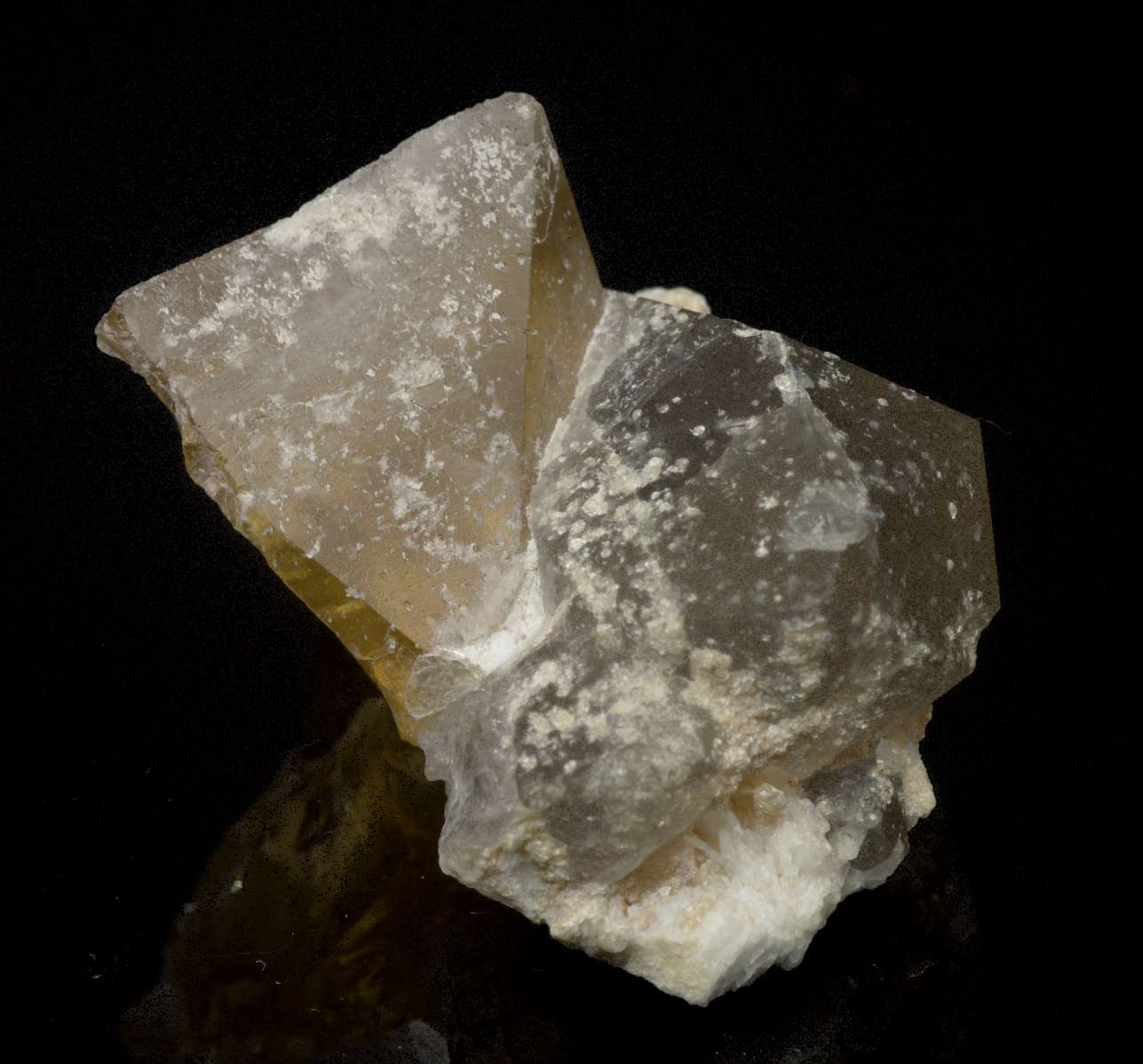 Topaz and Smoky Quartz Crystals Mineral Specimen - 26g