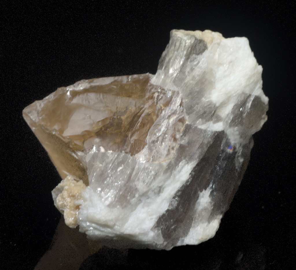 Topaz and Smoky Quartz Crystals Mineral Specimen - 26g