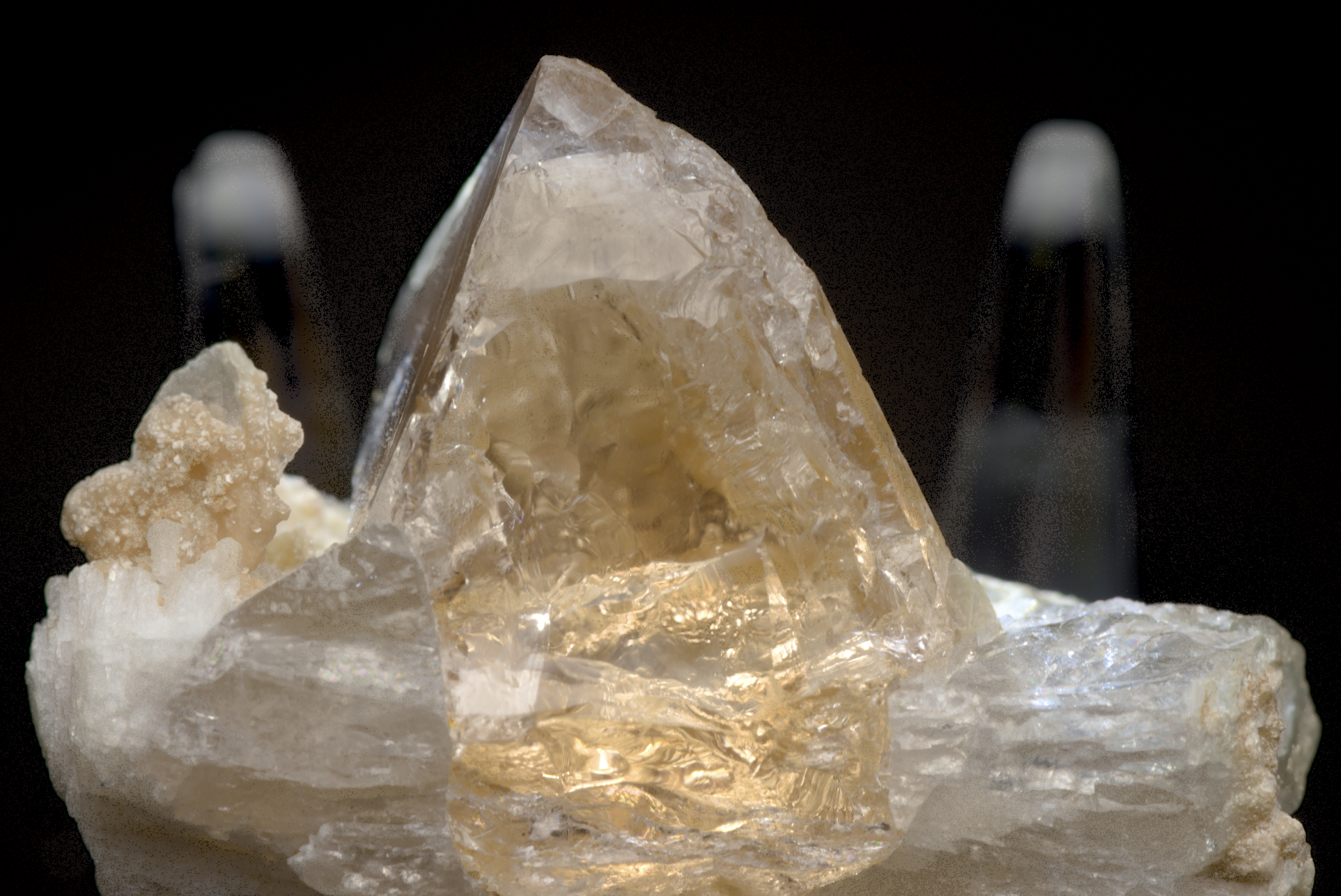 Topaz and Smoky Quartz Crystals Mineral Specimen - 26g