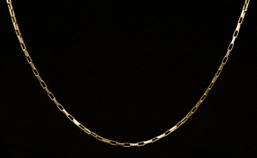 Unoaerre - Vintage 14k Handmade Modified Box Link Italian Chain Necklace - 20.25" AS IS