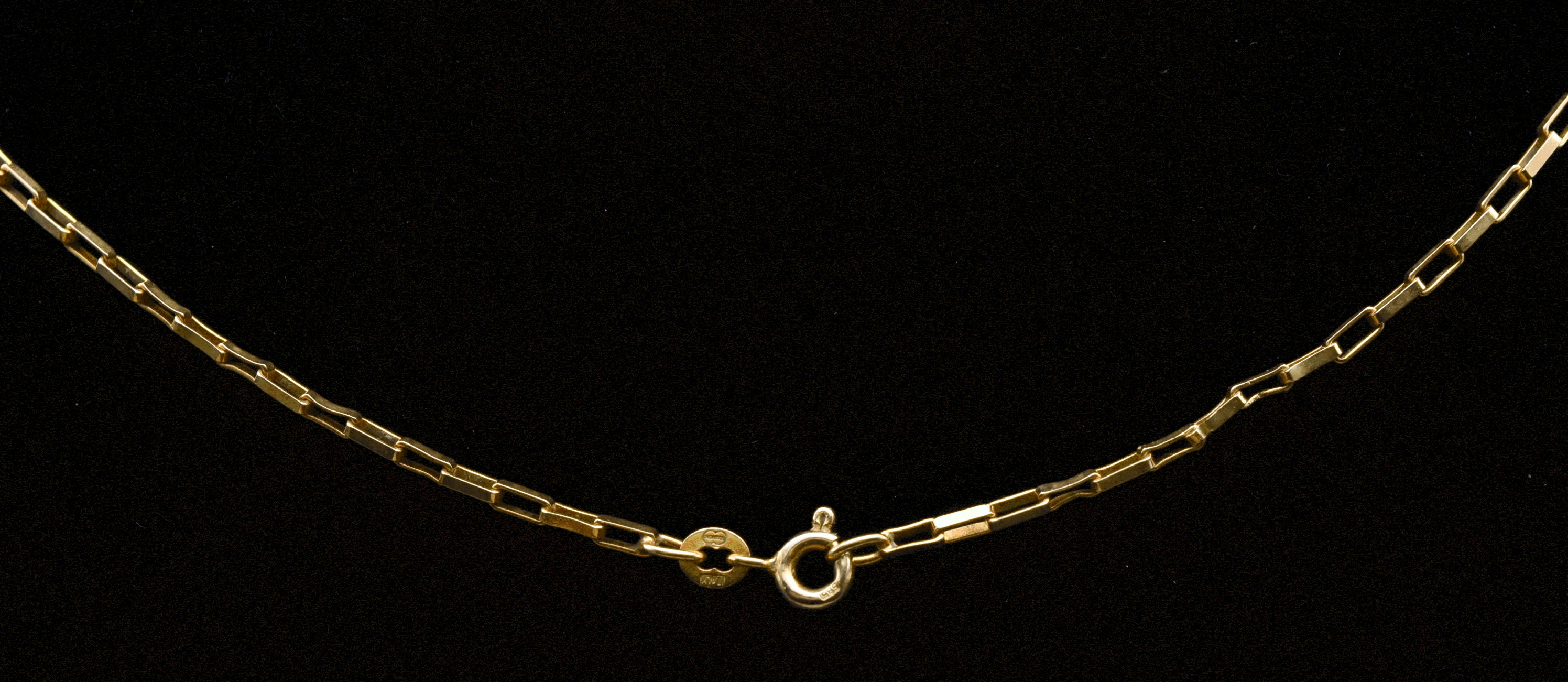 Unoaerre - Vintage 14k Handmade Modified Box Link Italian Chain Necklace - 20.25" AS IS