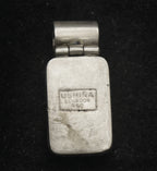 Byron Ushiña - Vintage Handmade 950 Silver Stone Pendant