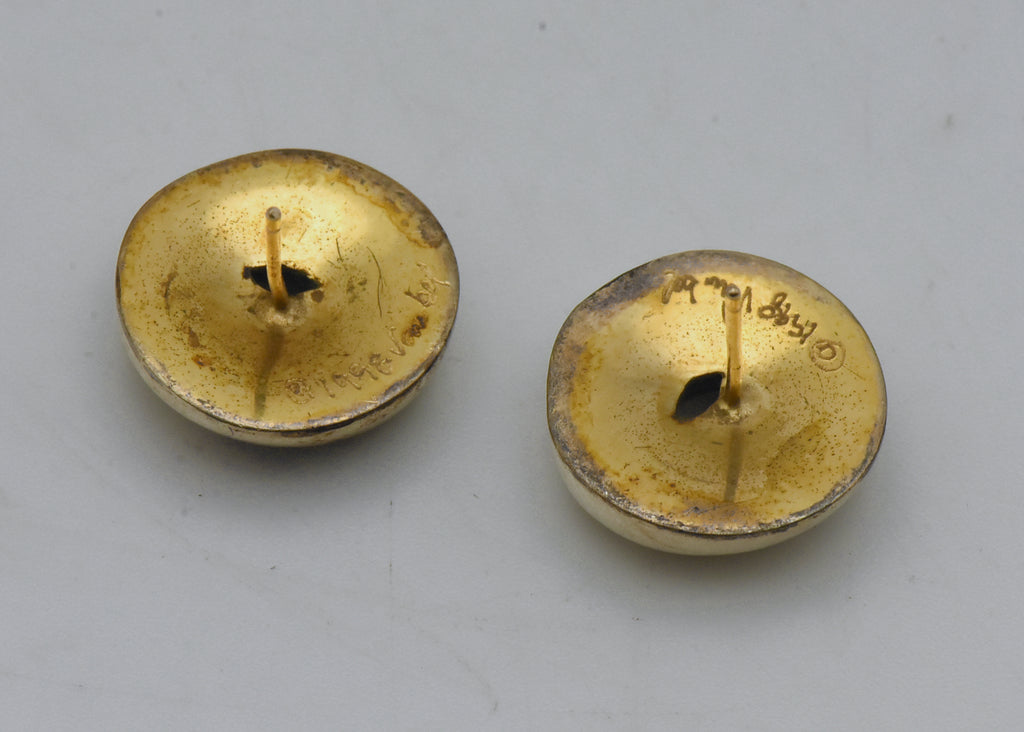 Vaubel - Vintage Handmade Vermeil Knot Stud Earrings