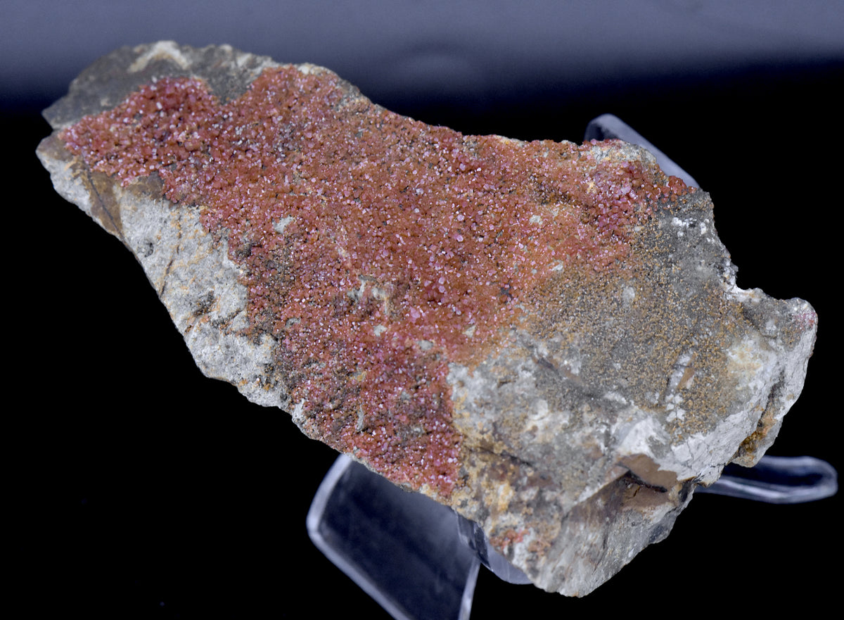 Vanadinite Crystals on Matrix Mineral Specimen - Arizona