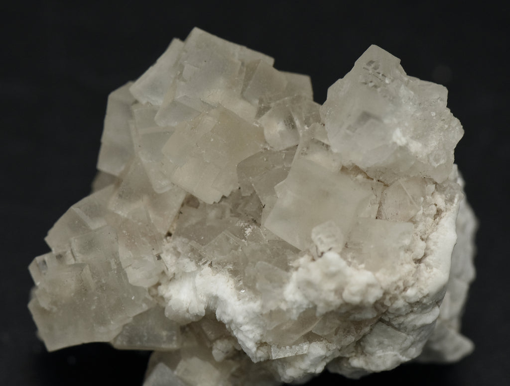 Colorless Fluorite Crystal Cluster on Matrix - Austria