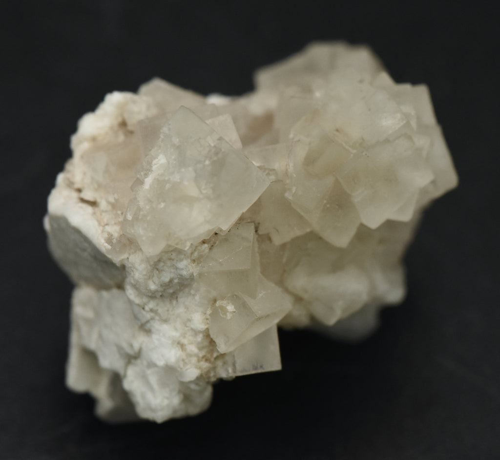 Colorless Fluorite Crystal Cluster on Matrix - Austria
