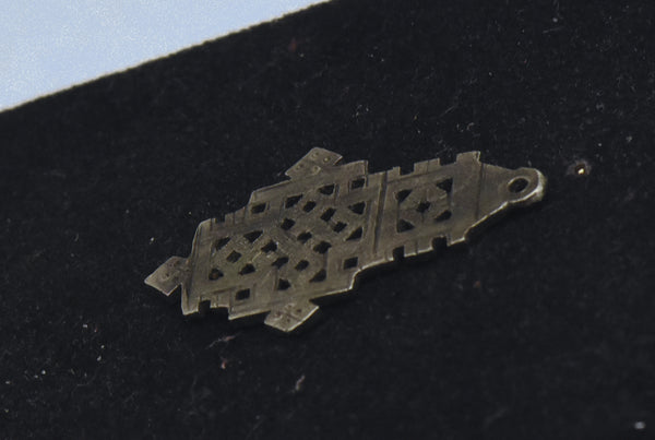 Vintage Handmade Fretwork Pendant