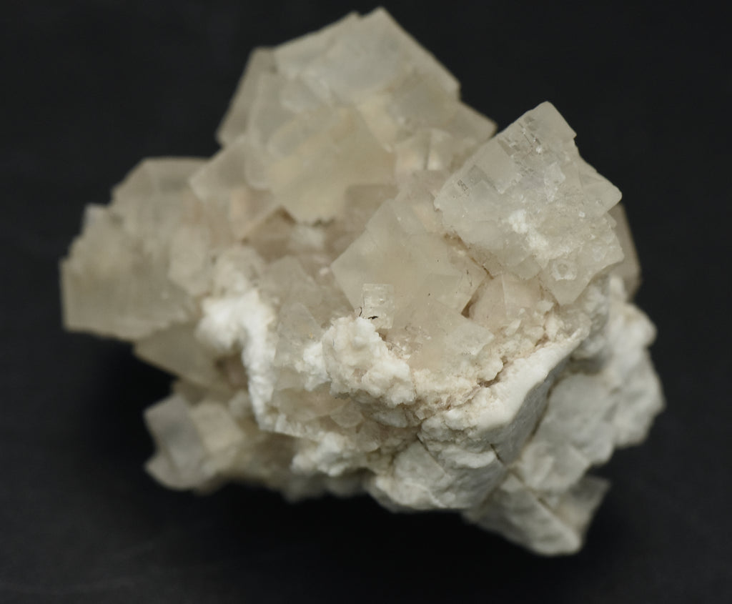 Colorless Fluorite Crystal Cluster on Matrix - Austria