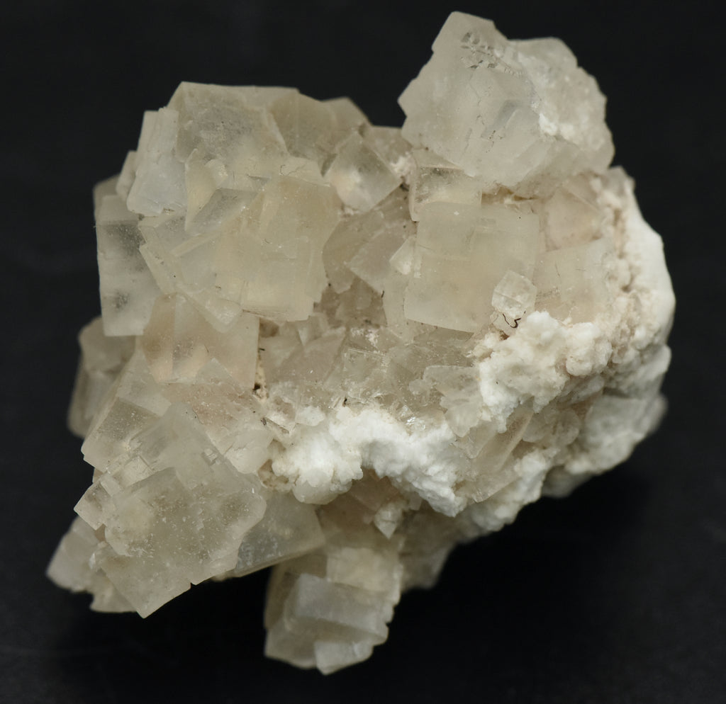 Colorless Fluorite Crystal Cluster on Matrix - Austria