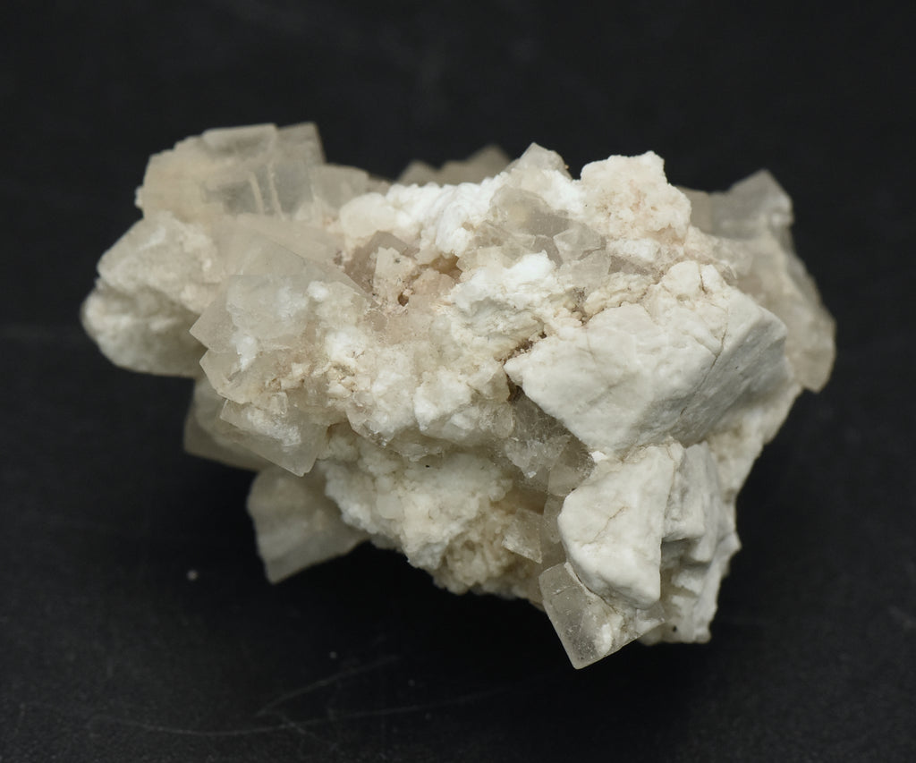 Colorless Fluorite Crystal Cluster on Matrix - Austria