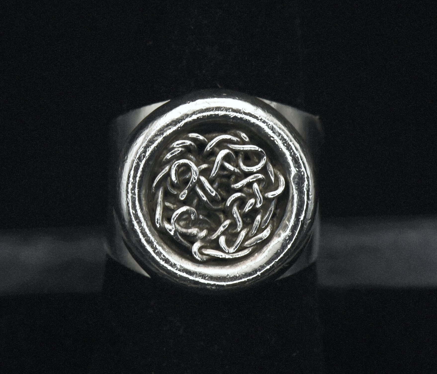 Vintage Handmade Sterling Silver Ring - Size 7.5