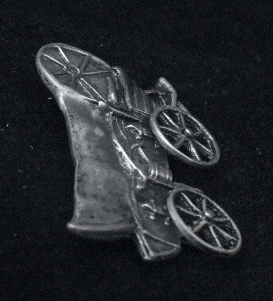 Vintage Sterling Silver Covered Wagon Brooch
