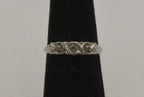 Vintage 14K White Gold Ring - Size 5.75 MISSING STONES