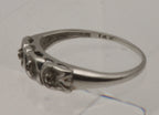Vintage 14K White Gold Ring - Size 5.75 MISSING STONES