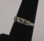 Vintage 14K White Gold Ring - Size 5.75 MISSING STONES