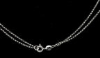 Vintage 14k White Gold Double Strand Chain Necklace - 16"