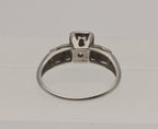 Vintage 14K White Gold Ring - Size 6 MISSING STONES
