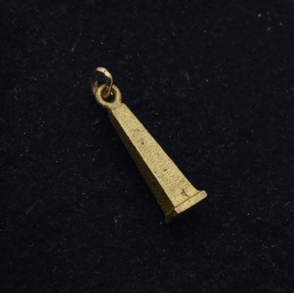 Vintage Washington Monument Brass Charm