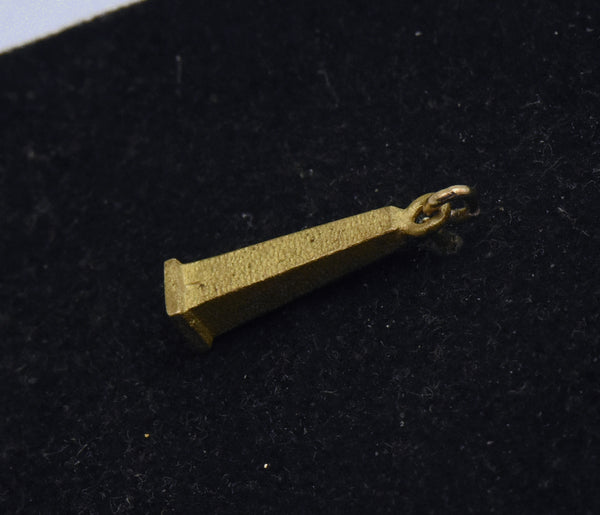 Vintage Washington Monument Brass Charm