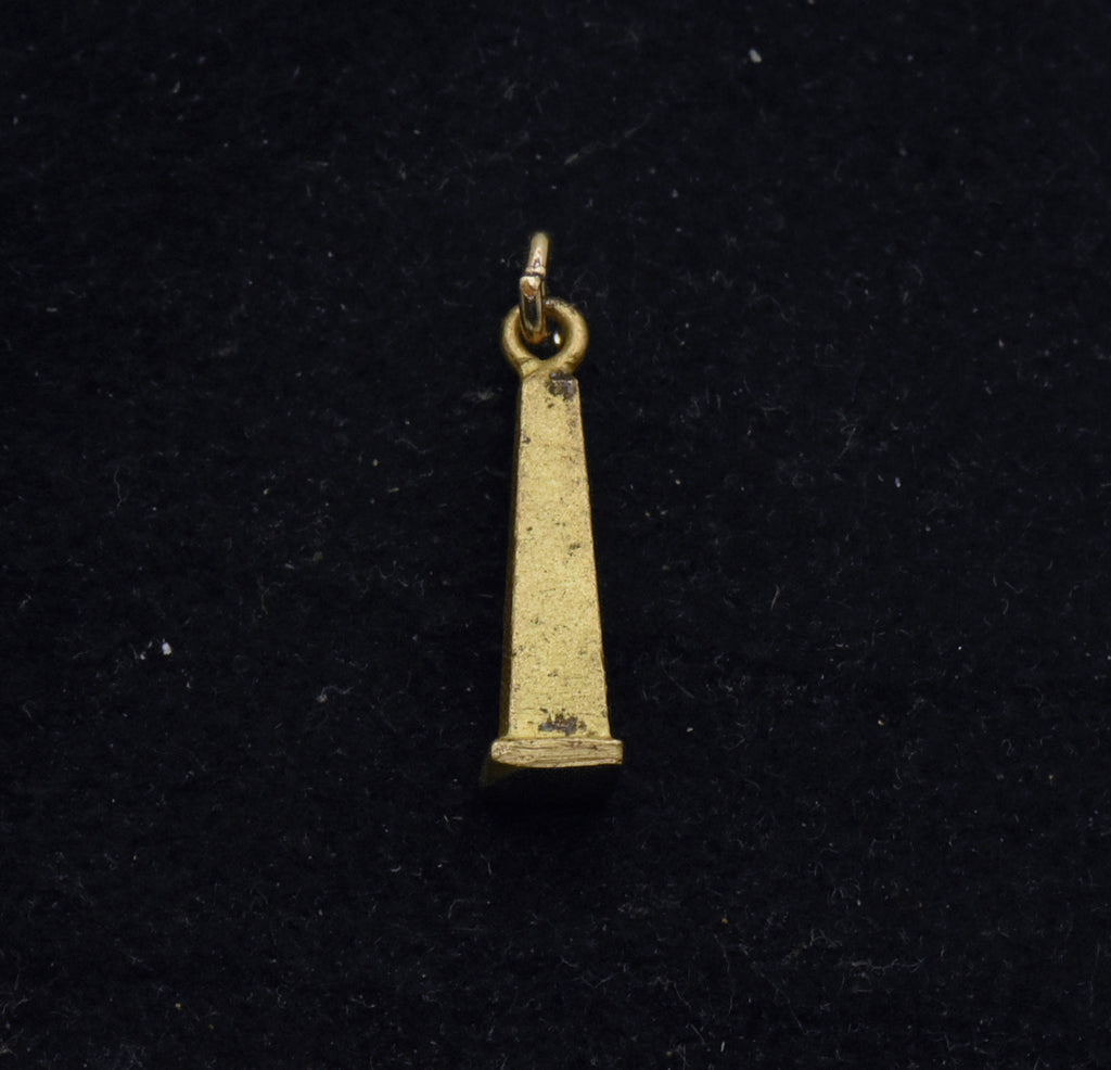Vintage Washington Monument Brass Charm