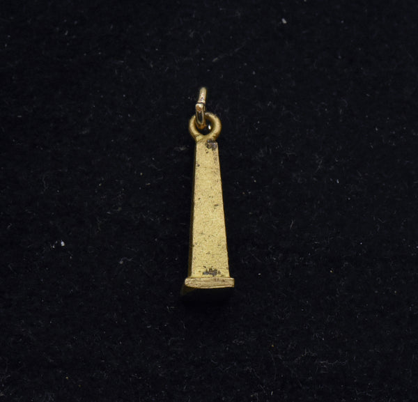 Vintage Washington Monument Brass Charm