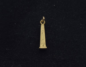 Vintage Washington Monument Brass Charm