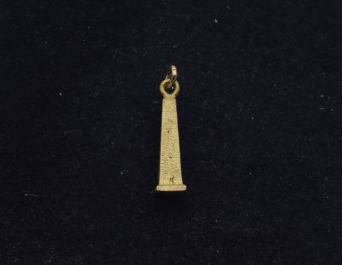 Vintage Washington Monument Brass Charm