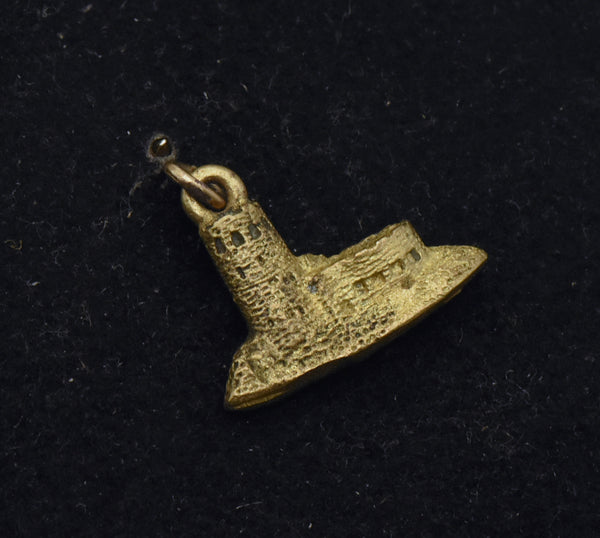 Vintage The Watchtower Grand Canyon Brass Charm