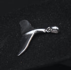 Vintage Sterling Silver Whale Tail Pendant