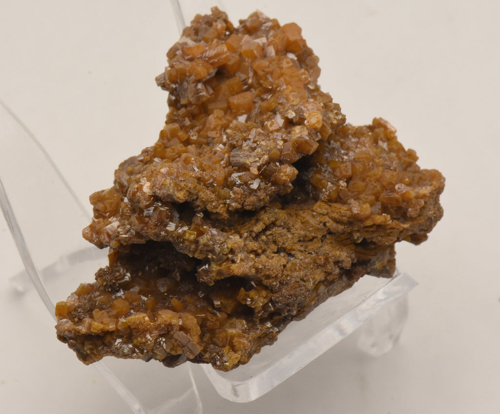 Wulfenite Crystal Cluster Mineral Specimen - Mexico