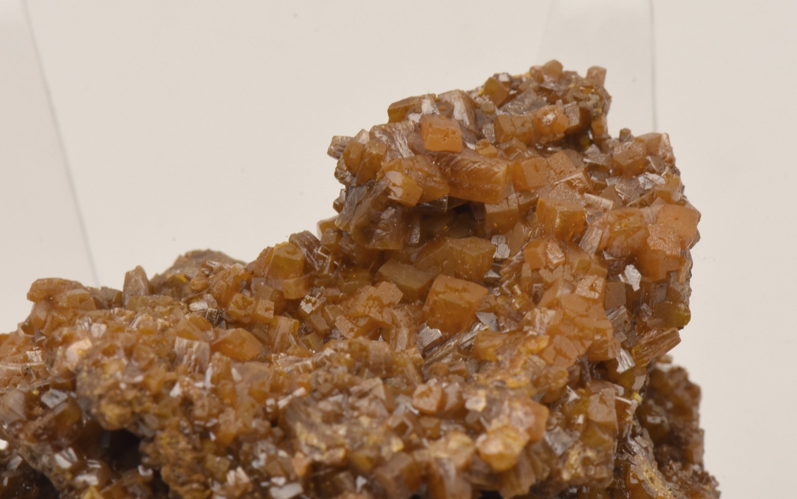 Wulfenite Crystal Cluster Mineral Specimen - Mexico